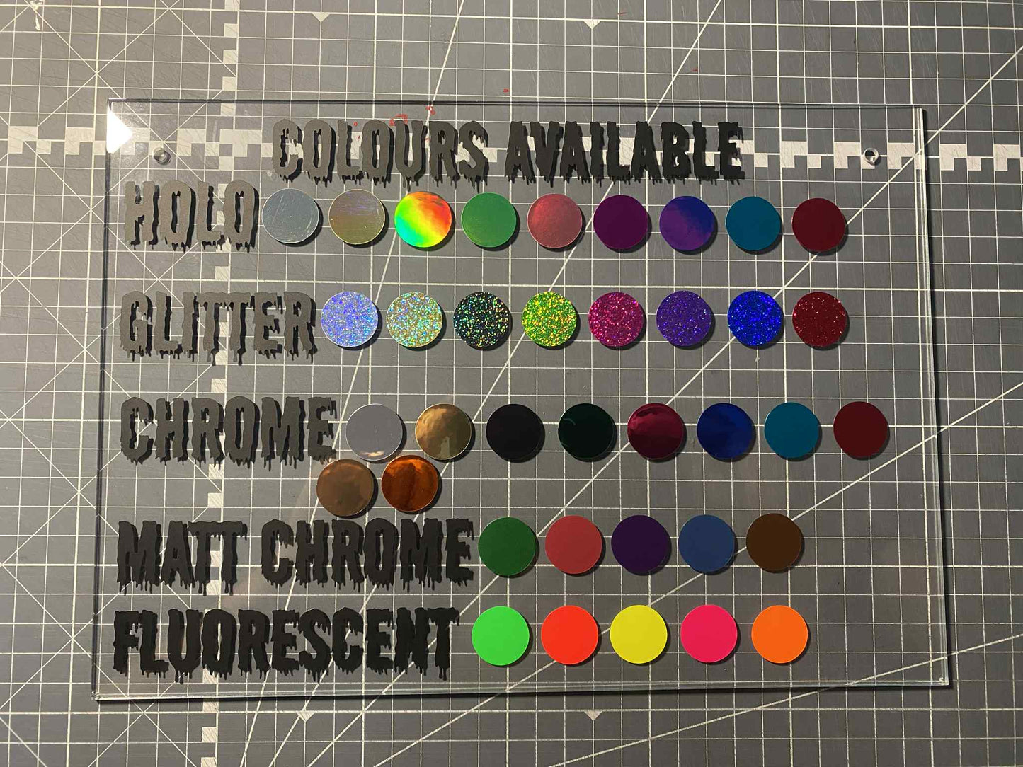 Identify as a show car decal