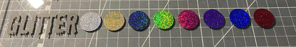 Social tags glitter