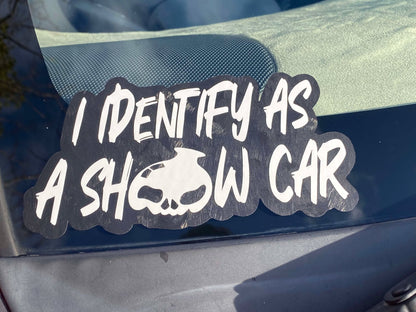 Identify as a show car decal